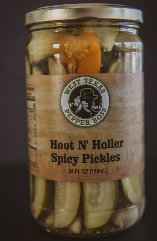 Habanero pickles, spicy, hot, pickles, spears