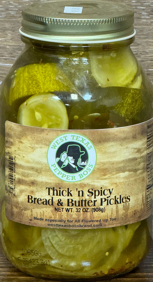 Thick and Spicy Bread and Butter Pickles